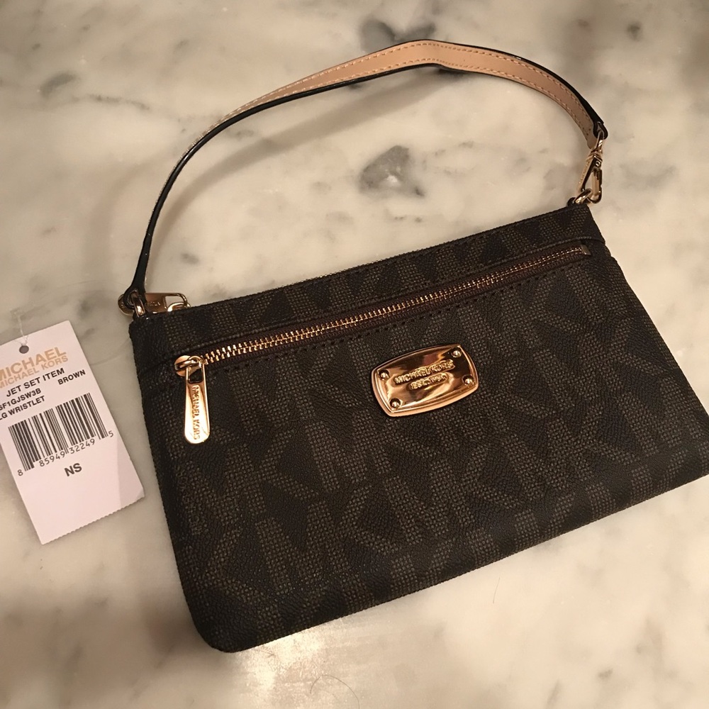 Michael Michael Kors Large Logo Wristlet